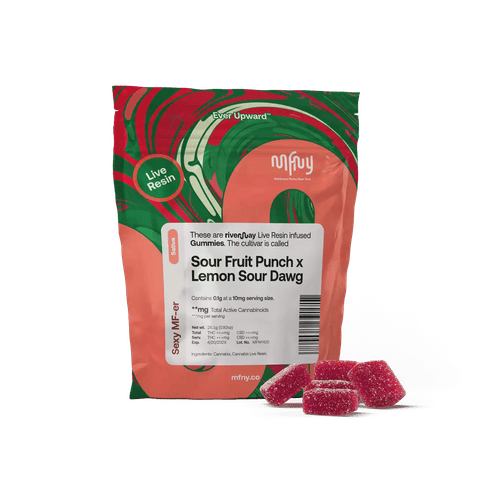 Sour Fruit Punch x Lemon Sour Dawg Live Resin Gummies