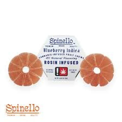 Blueberry 2pk Fruit Chew 100MG (Spinello)