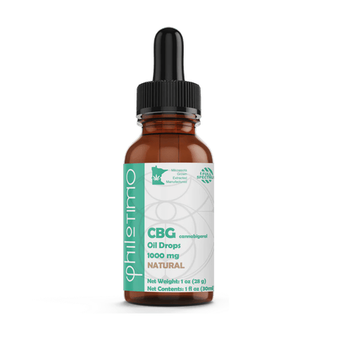 CBG Oil Drops | Natural | 1000mg | Philotimo |