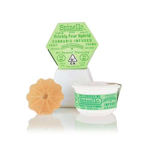 Spinello Rosin Fruit Chew | Prickly Pear Sativa 100mg Rec