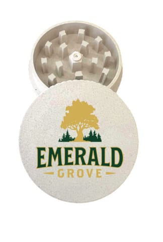 Hemp Grinder | 2 Piece | Emerald Grove