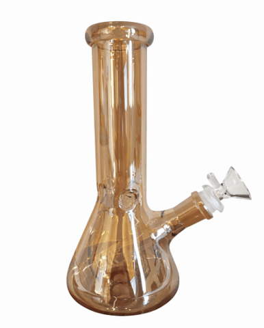 Tan Ice Catch Breaker Bong - 8"