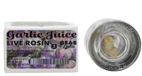 BEAR LABS - LIVE RESIN BUDDER - GARLIC JUICE - 1G