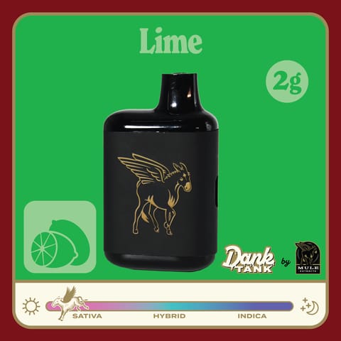 Lime 2g Live Resin Dank Tank (Mule)