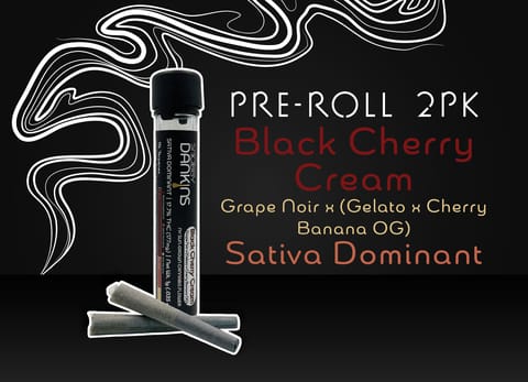 Black Cherry Cream .5g Pre-roll (2PK)