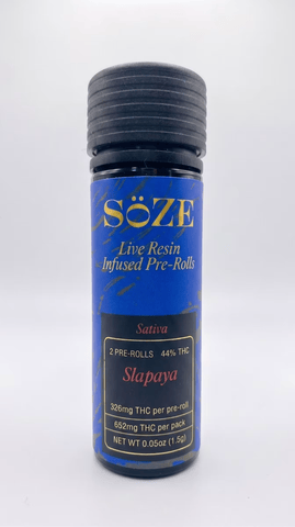 Söze - Slapaya | 0.75g Live Resin 2Pk Pre-Rolls