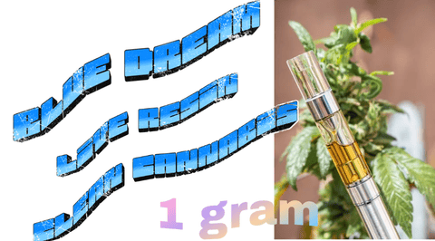 Nectar X Spring Blue Dream Live Resin 1g Cart Clean Cannabis