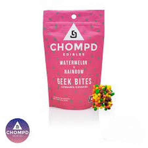 Watermelon Rainbow 10 Pck 100mg Geek Bites (Chompd)