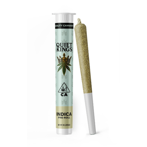 QUIET KINGS - MIXED LIGHT PREROLL - PURPLE CREAM - 1G