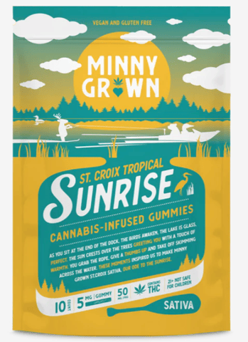 Cannabis Infused Gummies - 5mg THC - 10ct - St. Croix Tropical Sunrise - Sativa