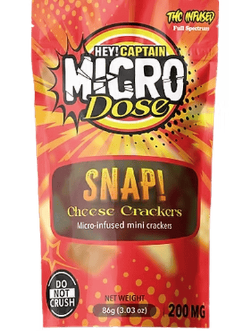 Hey Captain Snap! Microdose Cheese Crackers 200mg