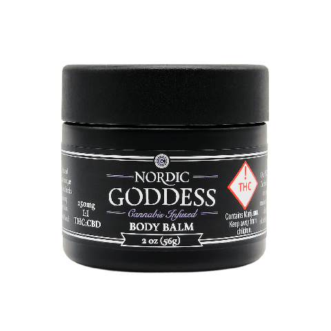 NORDIC GODDESS BODY BALM - 250MG 1:1 THC/CBD 2OZ
