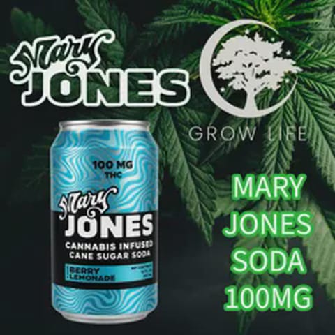 Mary Jones Soda Blue Raz 100mg (MED)