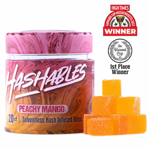Peachy Mango - Live Rosin Gummies (100mg/20pk)