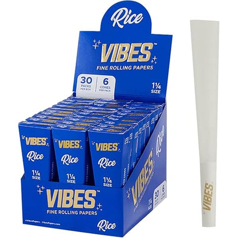 Vibes Cones 6pk - Rice