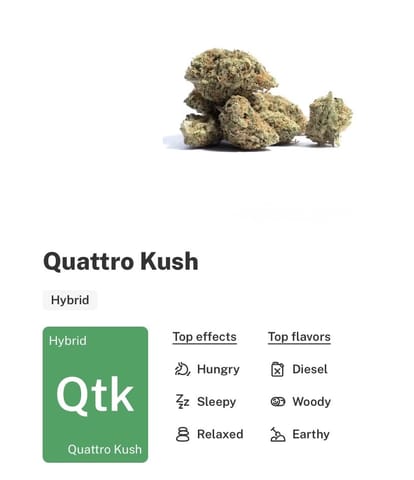 Quatro Kush Small nugs