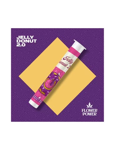 Jelly Donut 2.0 - Flower Power - Preroll - 1g**