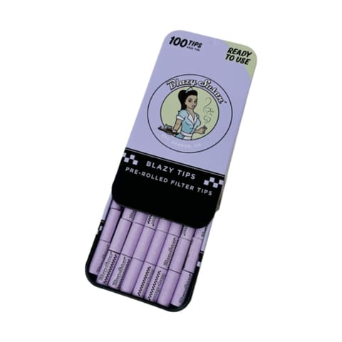 Purple Filter Tips | Tin | Blazy Susan |