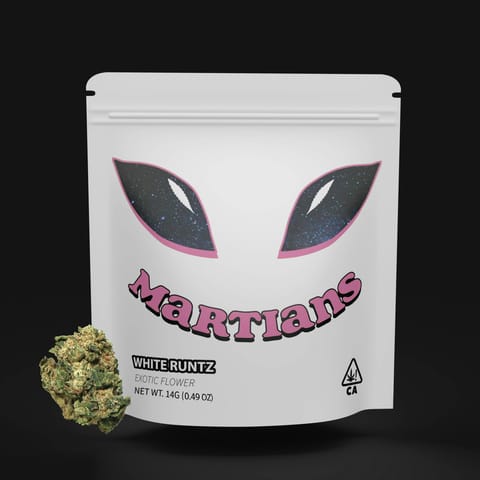 MARTIANS - SUNGROWN FLOWER - WHITE RUNTZ - 14G