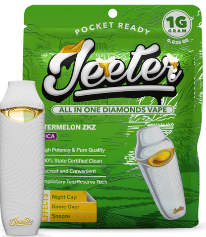Jeeter AIO Liquid Diamond 1g Vape Disposable Watermelon ZKZ (I)