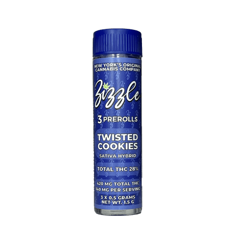 Zizzle - Twisted Cookies | 3pk Pre-Rolls
