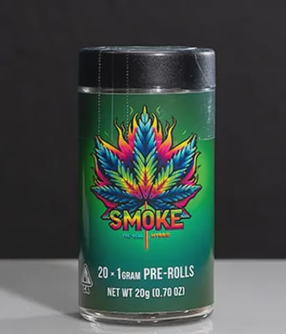 SMOKE - SUNGROWN PREROLL MULTIPACK - PEACH GELATO - 20G