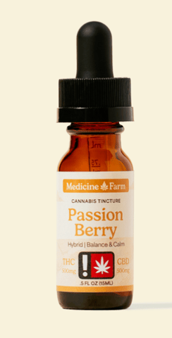 Medicine Farm Botanicals | 1:1 Hybrid Passion Berry Tincture | 15mL