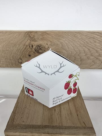 WYLD | 100MG | Raspberry (Sativa) Gummies 10pk