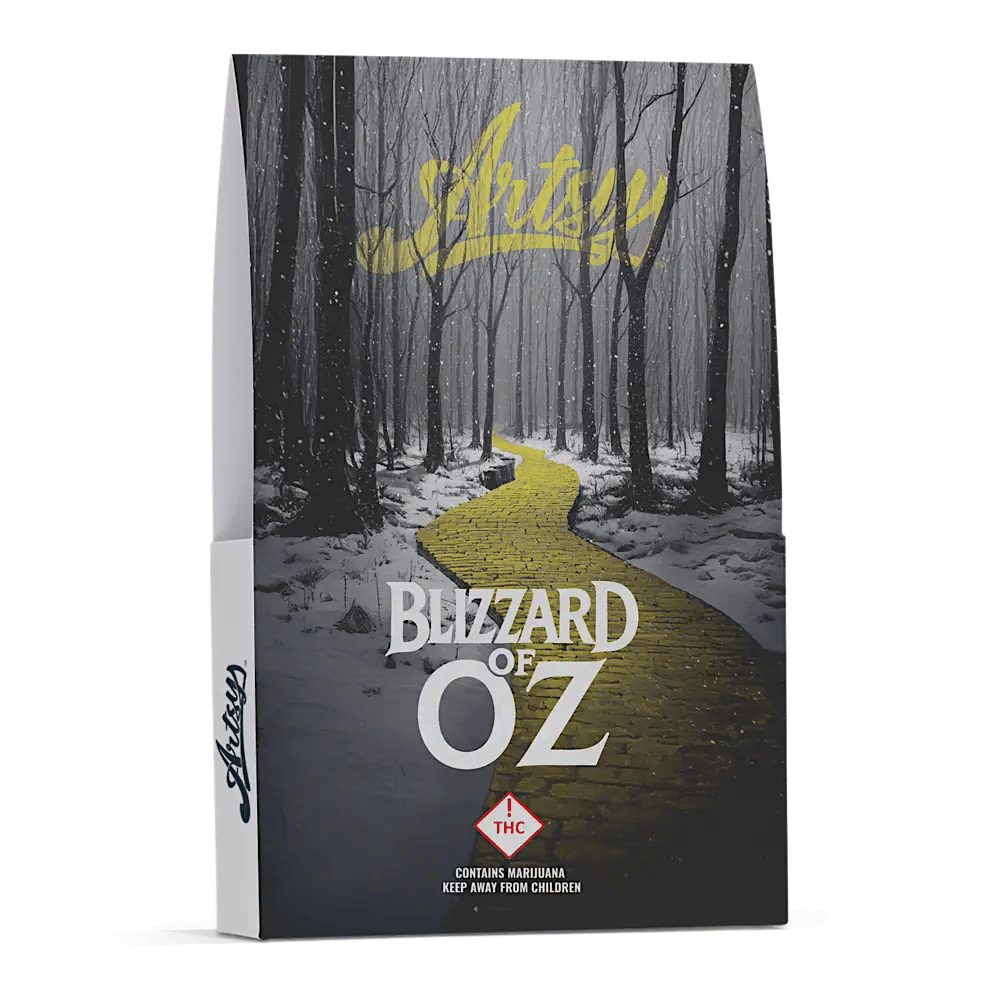 Artsy Cannabis Eighth Envelope | Blizzard of Oz 3.5g Med - | Artsy Cannabis Eighth Envelope