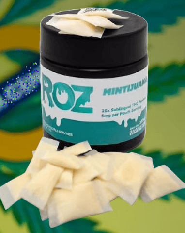 Roz Pouches Mintijuana 100mg Haute & Heady