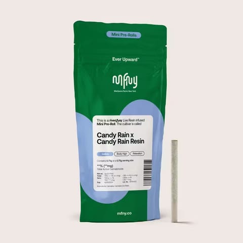 MFNY | Candy Rain x Candy Rain | Live Resin Infused Pre-Roll | .75g