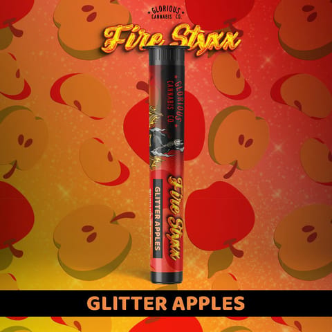 Glitter Apples | 1g Infused Pre-Roll | Fire Styxx