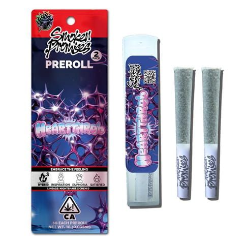 SMOKEN PROMISES - INDOOR PREROLL MULTIPACK - HEARTTHROB - 1G