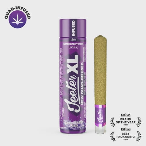 JEETER - INFUSED PREROLL - QUADS GRANDDADDY PURP - 2G