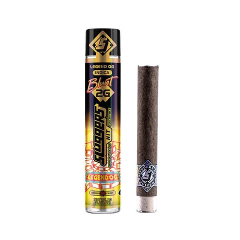 SLUGGERS - INFUSED BLUNT - LEGEND OG X SQUINTZ - 2G