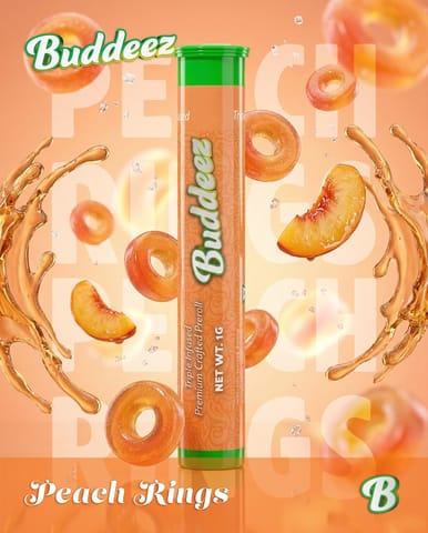 Peach Rings  Buddeez Triple Infused Pre-Roll 1g