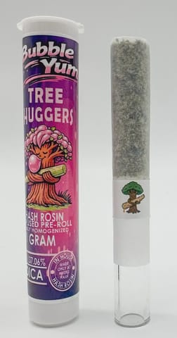Bubble Yum 1g Hash Infused Pre-Roll