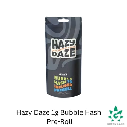 (REC) Hazy Daze 1g Bubble Hash Preroll - Pakistan Chitral Kush #4
