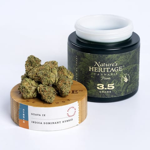 Nature's Heritage | - Guava IX | 3.5g Jar
