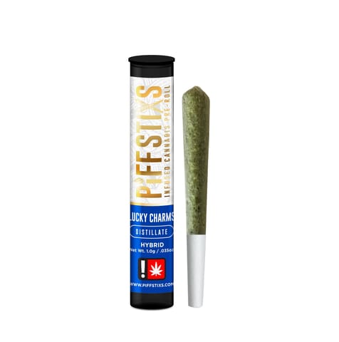 Lucky Charms 1G Distillate Infused Joint (Piff Stixs)