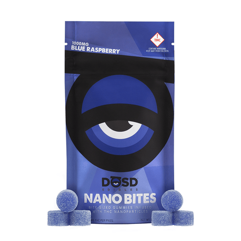 DOSD Nano Bites | Blue Raspberry 1000mg Med