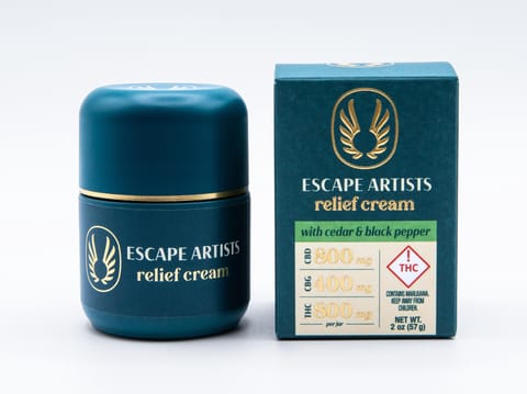 Escape Artist - Cedar & Black Pepper - Relief Cream (2000mg)