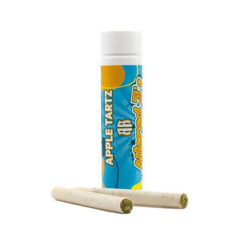 DIAMONDS + LIVE RESIN INFUSED PRE-ROLLS | APPLE TARTZ | HYBRID | 0.75 GRAMS | X2