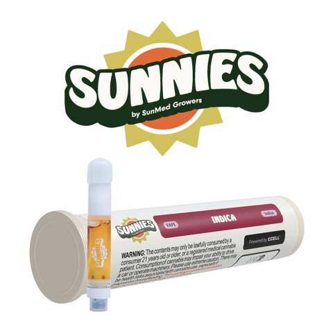 SunMed | Vape Cartridge | - Blue Cheese | 0.5g 510