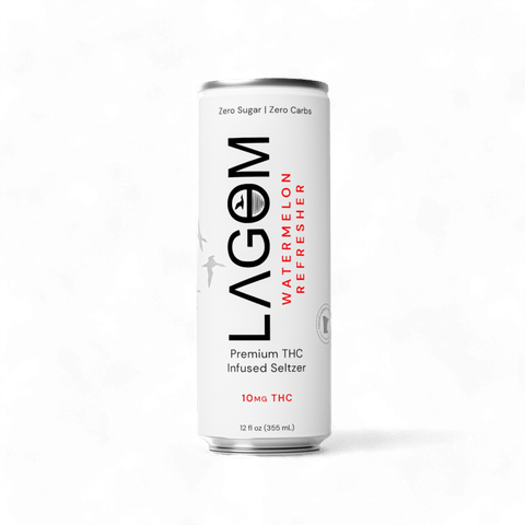 Lagom Watermelon Refresher THC Seltzer 10 MG