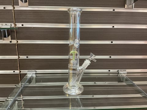 Clear Green Spear Bong