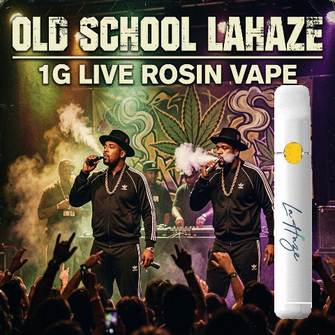 Rosin Vape AIO Disposable - Old School LaHaze - Sativa