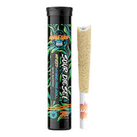 Sour Diesel - Jungle Juice - Infused Tarantula - Pre-Roll - Hybrid - 1g**