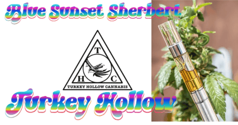Blue Sunset Sherbert 1/2g Live Rosin CartTurkey Hollow