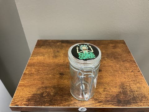 Rick & Morty Glass Jar